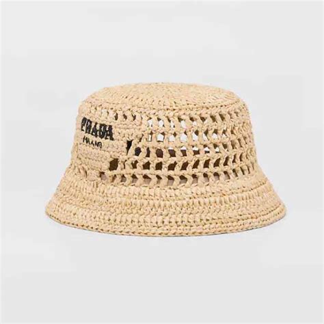 prada hat beige